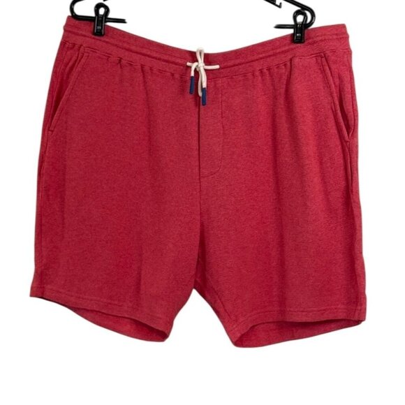 Bonobos Men's Lightweight Waffle Shorts Heathered Cranberry Size XXL NWT - Picture 1 of 5